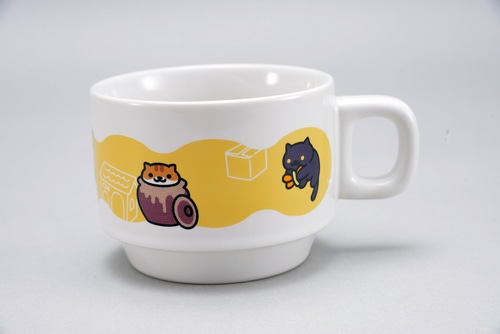 ねこあつめ スタッキングマグ「つ」 「つ」