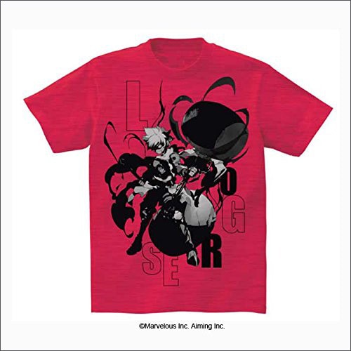 剣と魔法のログレス Tシャツ ダークネスジョー レッドSサイズ Sサイズ