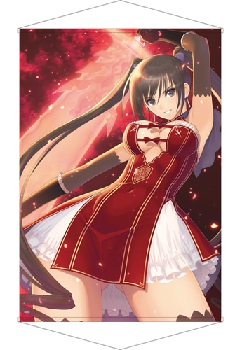 シャイニング・ヒロインズ　B2サイズタペストリー「紅蓮の炎舞」