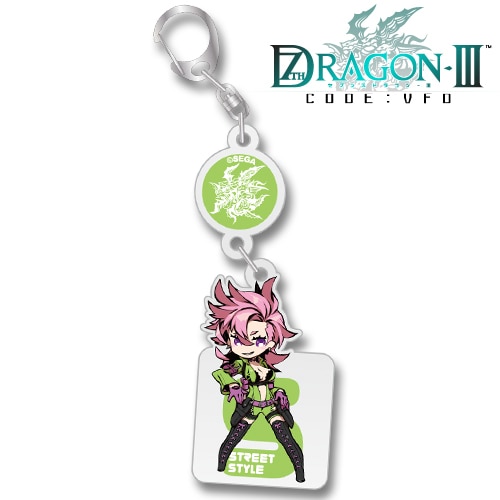 セブンスドラゴンIII code:VFD アクリルキーホルダー STREET STYLE【専売商品】TYPE：B WOMAN TYPE：B WOMAN