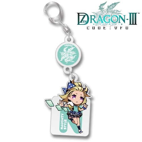 セブンスドラゴンIII code:VFD アクリルキーホルダー NAUGHTY STYLE【専売商品TYPE：B WOMAN TYPE：B WOMAN
