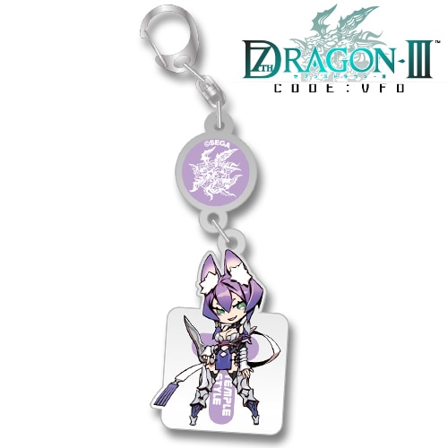 セブンスドラゴンIII code:VFD アクリルキーホルダー TEMPLE STYLE【専売商品】TYPE：A WOMAN TYPE：A WOMAN