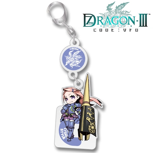 セブンスドラゴンIII code:VFD アクリルキーホルダー CITADEL STYLE【専売商品TYPE：B WOMAN TYPE：B WOMAN