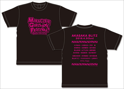 ミラクルガールズフェスティバル ライブTシャツXLサイズ XLサイズ
