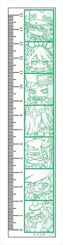 ギルティギア イグザード レベレーター　アクリル定規 03GREEN 03GREEN