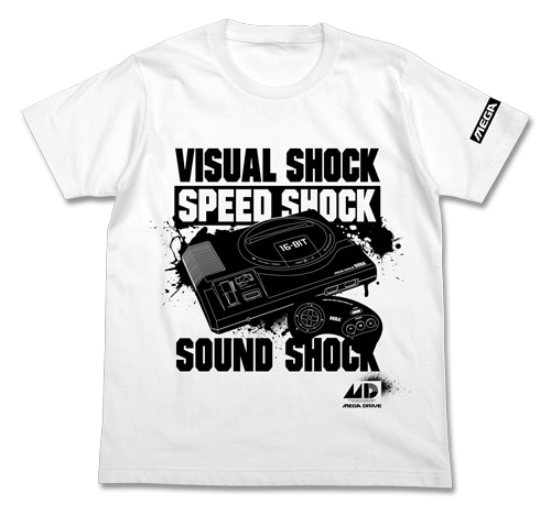メガドライブ 3SHOCK TシャツWHITE-M WHITE-M
