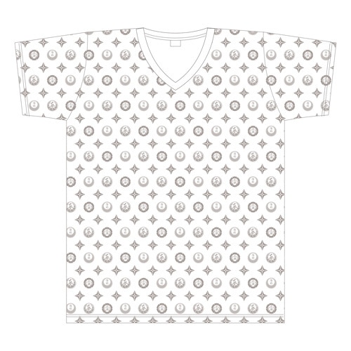 『龍が如く』代紋モノグラムTシャツ【TGS2016グッズ】ホワイト XL ※2025年11月中旬出荷分 ホワイト XL