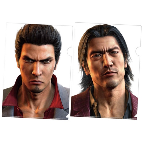 『龍が如く』クリアファイル2枚セット【桐生・秋山】【TGS2016グッズ】