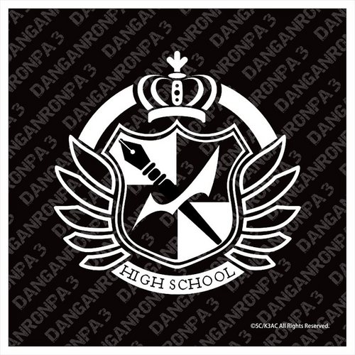 ダンガンロンパ3 The End of 希望ヶ峰学園　マイクロファイバー　希望ヶ峰学園校章ver 希望ヶ峰学園校章ver
