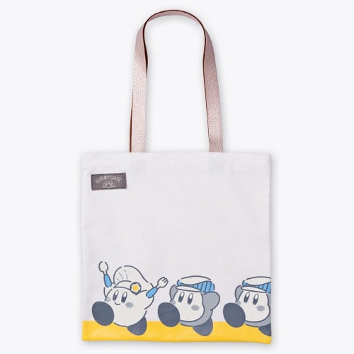 カービィカフェ オリジナル フェイクレザー×コットン フラットトート【エビテン限定】