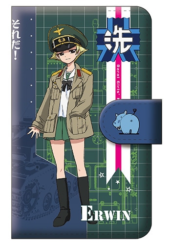 「みんながいますから・・・」作戦 エルヴィン 手帳型スマホケース M『ガールズ＆パンツァー　劇場版』【完全受注生産・専売商品】 エルヴィン M