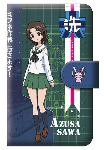 「みんながいますから・・・」作戦 澤 梓 手帳型スマホケース M『ガールズ＆パンツァー　劇場版』【完全受注生産・専売商品】 澤 梓 M