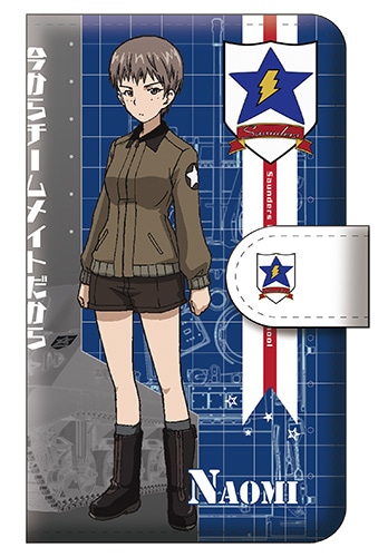 「みんながいますから・・・」作戦 ナオミ 手帳型スマホケース L『ガールズ＆パンツァー　劇場版』【完全受注生産・専売商品】 ナオミ L