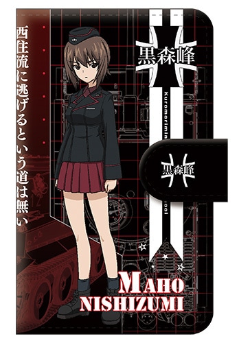 「みんながいますから・・・」作戦 西住 まほ 手帳型スマホケース L『ガールズ＆パンツァー　劇場版』【完全受注生産・専売商品】 西住 まほ L