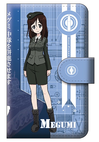 「みんながいますから・・・」作戦 メグミ 手帳型スマホケース M『ガールズ＆パンツァー　劇場版』【完全受注生産・専売商品】 メグミ M