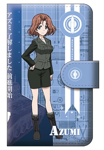 「みんながいますから・・・」作戦 アズミ 手帳型スマホケース M『ガールズ＆パンツァー　劇場版』【完全受注生産・専売商品】 アズミ M