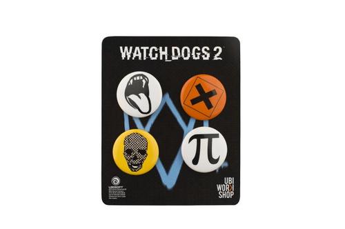 ウォッチドッグス2　UBIWORKSHOP缶バッジセット　A