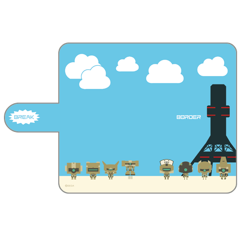 【ボーダーブレイク】手帳型スマホケースでふぉるめBRVer.L Lサイズ