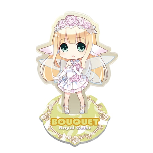 四女神オンライン CYBER DIMENSION NEPTUNE おっきなアクリルフィギュア守護精霊ブーケ【専売商品】 守護精霊ブーケ