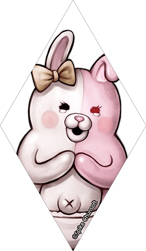 ダンガンロンパ1・2　希望のカケラアクリルバッジ　モノミ SDR2 モノミ