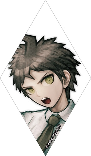 ダンガンロンパ1・2　希望のカケラアクリルバッジ　日向創 SDR2 日向創