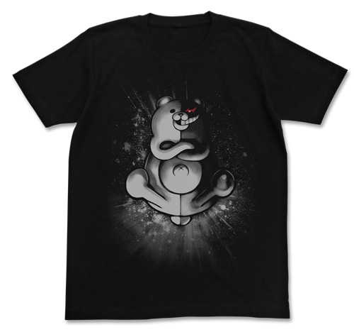 ニューダンガンロンパV3 モノクマ スペーシーTシャツBLACK-XL BLACK-XL