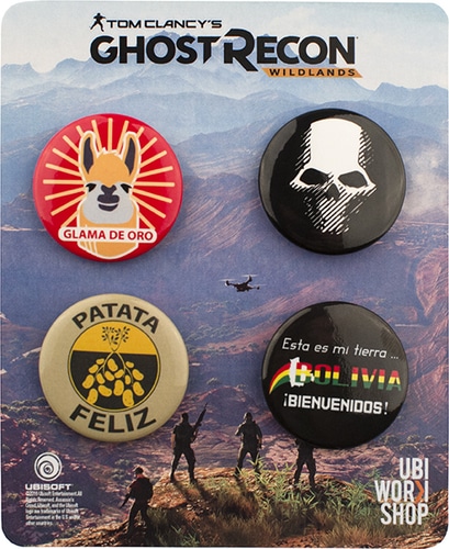 ゴーストリコン　ワイルドランズ　缶バッジセット1