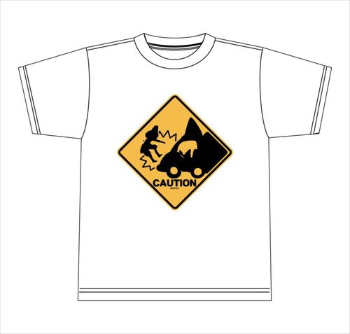 けものフレンズ あぶないよー! Tシャツホワイト L ホワイト L