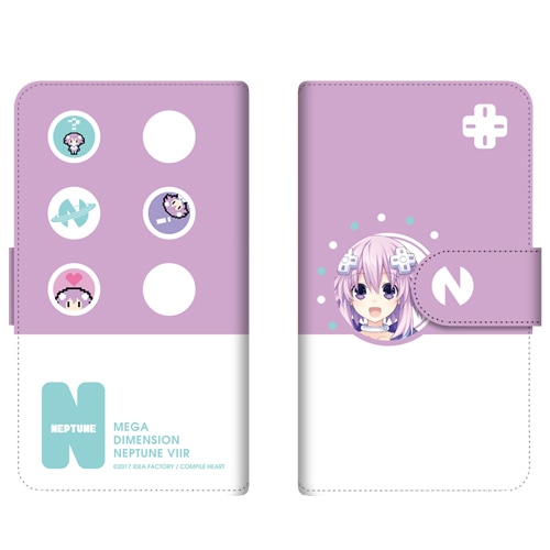 新次元ゲイム ネプテューヌVIIR 手帳型スマホケース 01 ネプテューヌ【専売商品】Lサイズ 01 ネプテューヌ（Lサイズ）