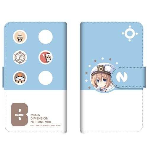 新次元ゲイム ネプテューヌVIIR 手帳型スマホケース 03 ブラン【専売商品】Mサイズ 03 ブラン（Mサイズ）