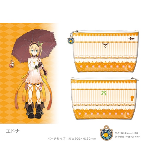 テイルズ オブ ゼスティリア チャーム付きクリアコートポーチ (エドナ) エドナ