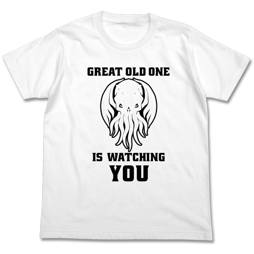 GREAT OLD ONE IS WATCHING YOU Tシャツ / M / WHITE M / WHITE