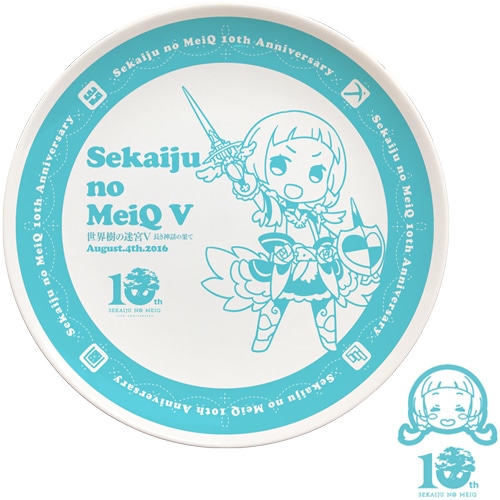 世界樹の迷宮 10th Anniversary ミニプレート SQ5 フェンサー【専売商品】 SQ5 フェンサー