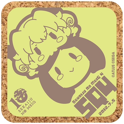 世界樹の迷宮 10th Anniversary コルクコースター SQ4 ソードマン&フォートレス【専売商品】 SQ4 ソードマン＆フォートレス