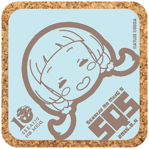 世界樹の迷宮 10th Anniversary コルクコースター SQ5 フェンサー【専売商品】 SQ5 フェンサー