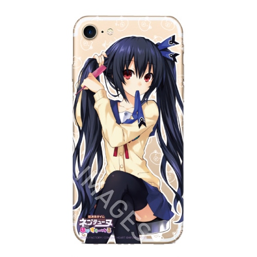 超次元ゲイム ネプテューヌ はいすくーる　iPhone7ケース ノワール ノワール