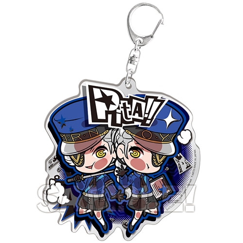 ぴた!でふぉめ　ペルソナ5　アクリルキーホルダーぷらす カロリーヌ&ジュスティーヌ【専売商品】 カロリーヌ＆ジュスティーヌ