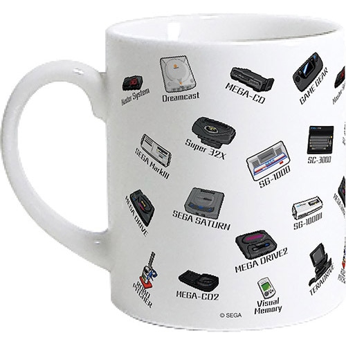 「セガハード」ドット絵総柄マグカップ