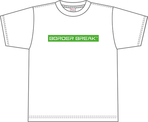 『BORDER BREAK』兵装Tシャツ(WHITE)(XLサイズ) WHITE XLサイズ