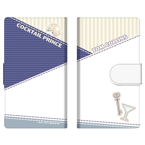 カクテル王子(プリンス)　手帳型スマホケース　001 トム・コリンズ【専売商品】Lサイズ 001 トム・コリンズ　Lサイズ