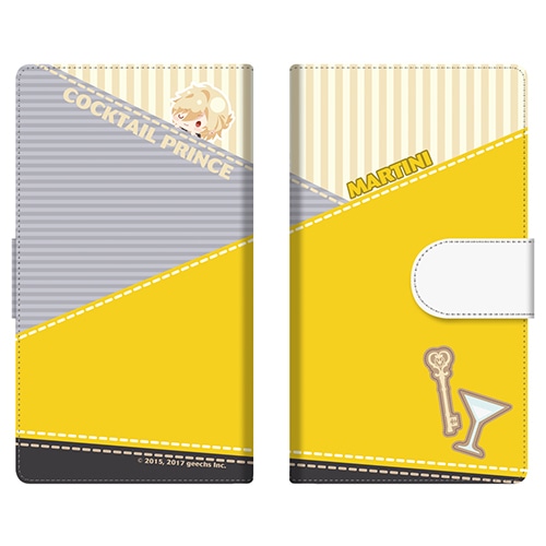 カクテル王子(プリンス)　手帳型スマホケース　006 マティーニ【専売商品】Lサイズ 006 マティーニ　Lサイズ
