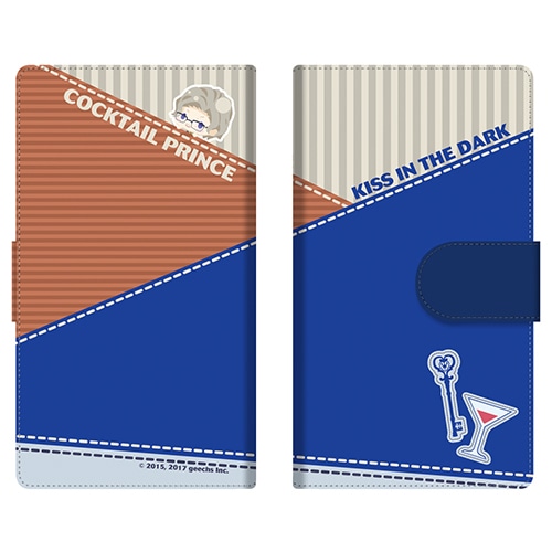 カクテル王子(プリンス)　手帳型スマホケース　008 キス・イン・ザ・ダーク【専売商品】Mサイズ 008 キス・イン・ザ・ダーク　Mサイズ