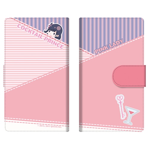 カクテル王子(プリンス)　手帳型スマホケース　009 ピンク・レディ【専売商品】Mサイズ 009 ピンク・レディ　Mサイズ
