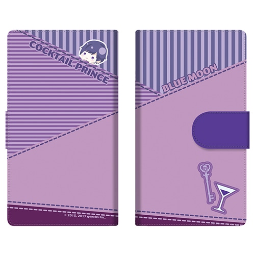 カクテル王子(プリンス)　手帳型スマホケース　010 ブルームーン【専売商品】Mサイズ 010 ブルームーン　Mサイズ