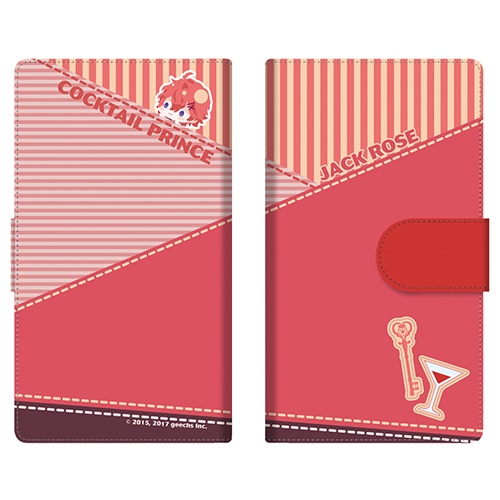 カクテル王子(プリンス)　手帳型スマホケース　012 ジャック・ローズ【専売商品】Mサイズ 012 ジャック・ローズ　Mサイズ
