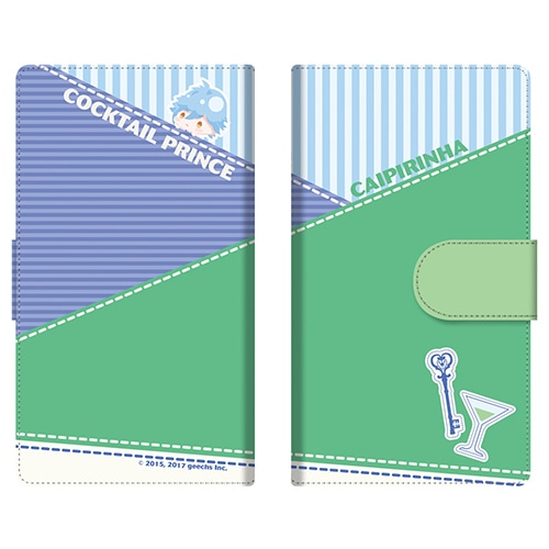 カクテル王子(プリンス)　手帳型スマホケース　015 カイピリーニャ【専売商品】Lサイズ 015 カイピリーニャ　Lサイズ