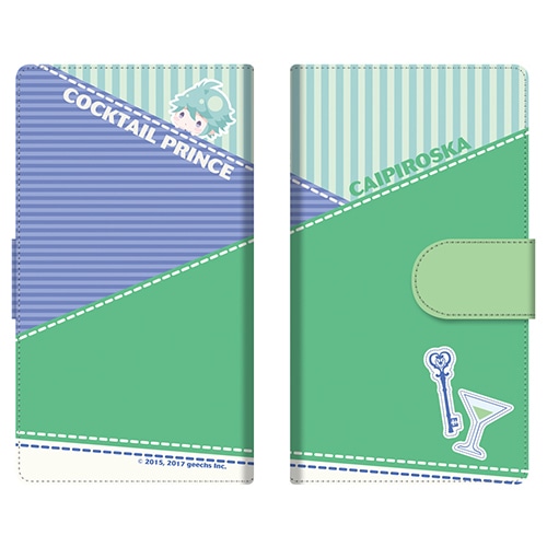 カクテル王子(プリンス)　手帳型スマホケース　016 カイピロスカ【専売商品】Mサイズ 016 カイピロスカ　Mサイズ
