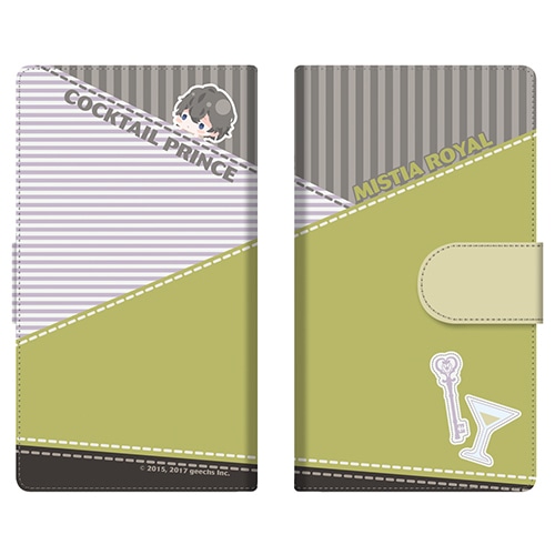 カクテル王子(プリンス)　手帳型スマホケース　017 ミスティアロワイヤル【専売商品】Mサイズ 017 ミスティアロワイヤル　Mサイズ