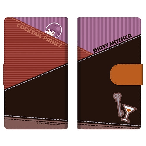 カクテル王子(プリンス)　手帳型スマホケース　018 ダーティーマザー【専売商品】Lサイズ 018 ダーティーマザー　Lサイズ
