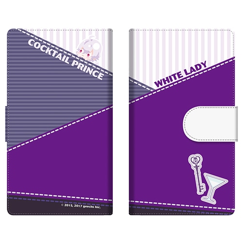 カクテル王子(プリンス)　手帳型スマホケース　020 ホワイト・レディ【専売商品】Lサイズ 020 ホワイト・レディ　Lサイズ